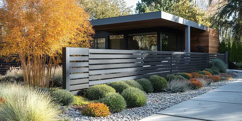 Alu Zäune aus Polen