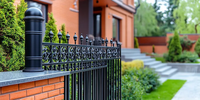 Alu Zäune aus Polen mit Montage