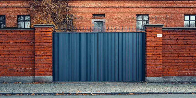 Metallzaun aus Polen